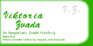viktoria zvada business card